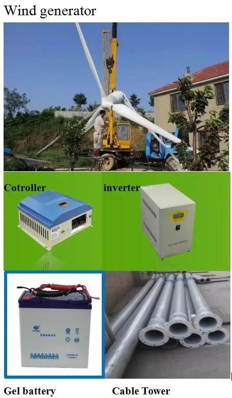 Horizontal 100kw 380V 50Hz Household Wind Turbine Power AC 3-Phase Output